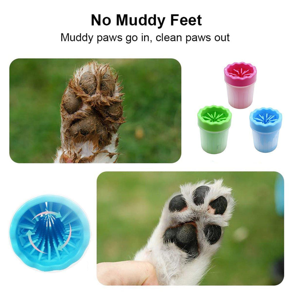 Pet Paw Cleaner Cup – Silicone Foot Washer for Dogs & Cats
