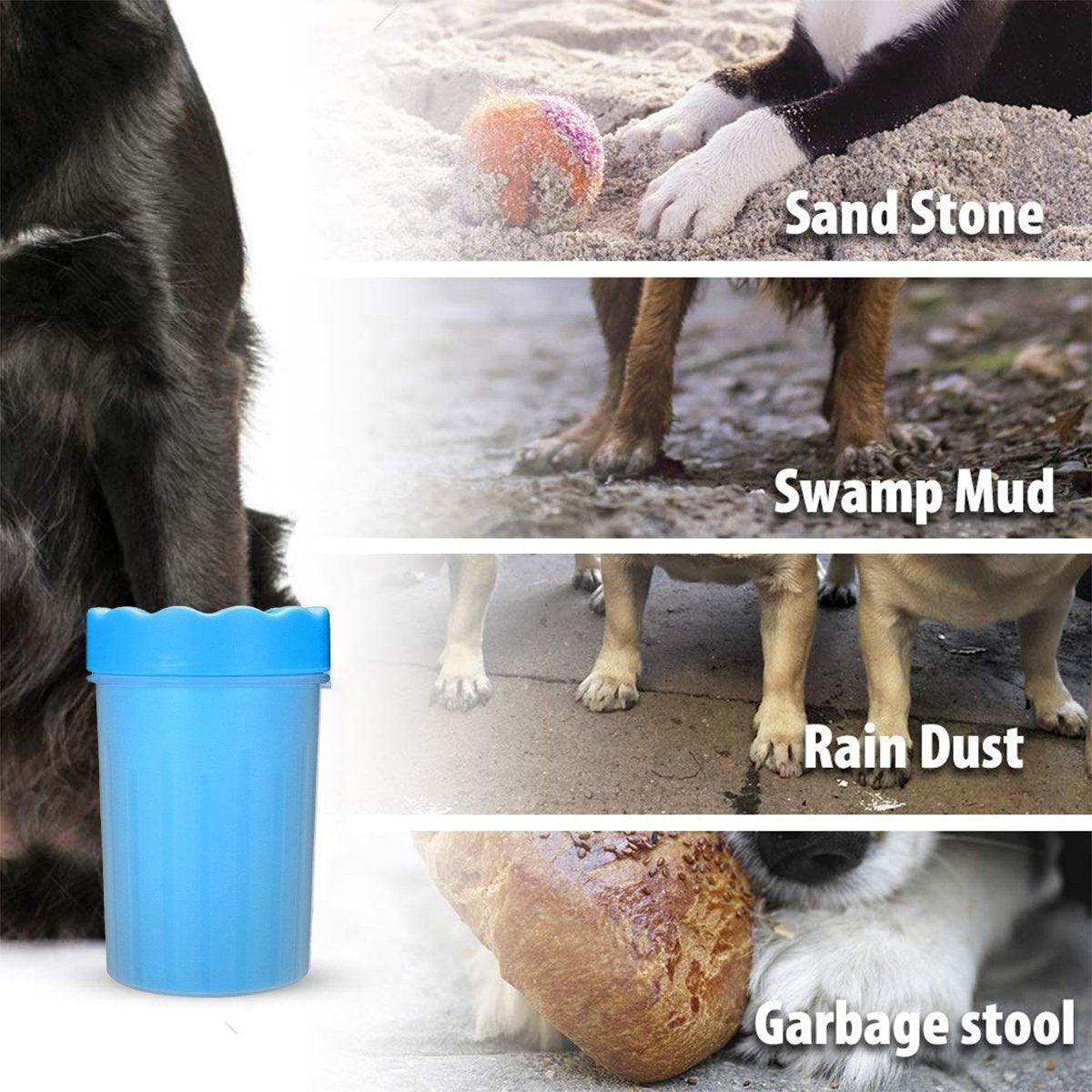 Pet Paw Cleaner Cup – Silicone Foot Washer for Dogs & Cats
